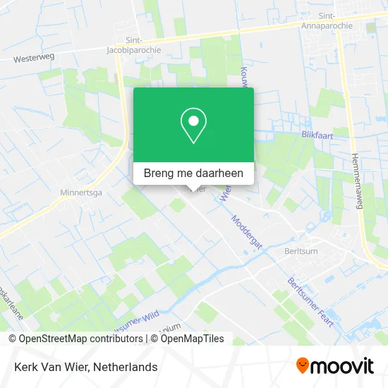Kerk Van Wier kaart