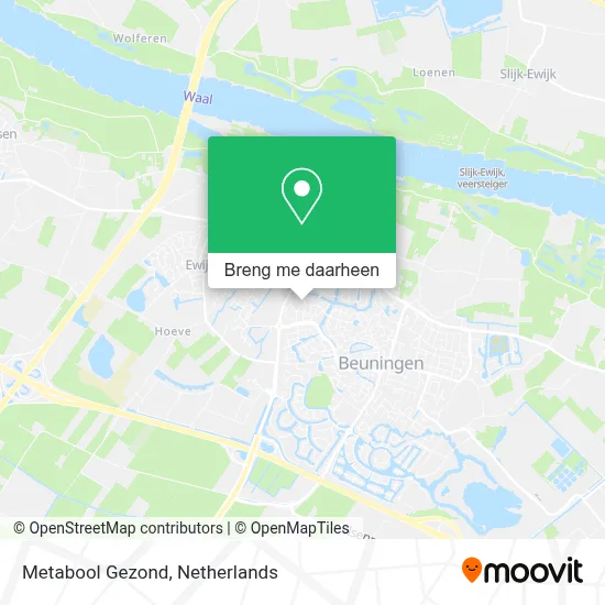 Metabool Gezond kaart