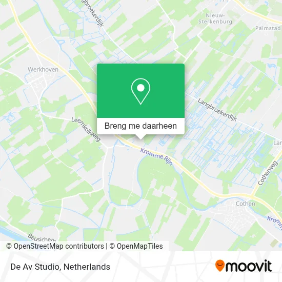 De Av Studio kaart