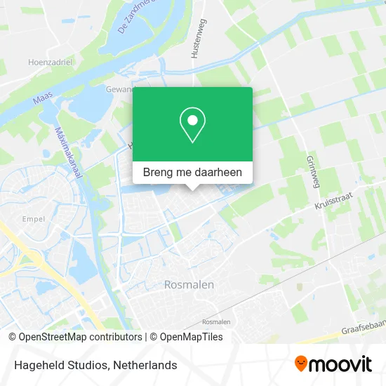 Hageheld Studios kaart