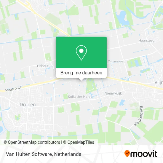 Van Hulten Software kaart