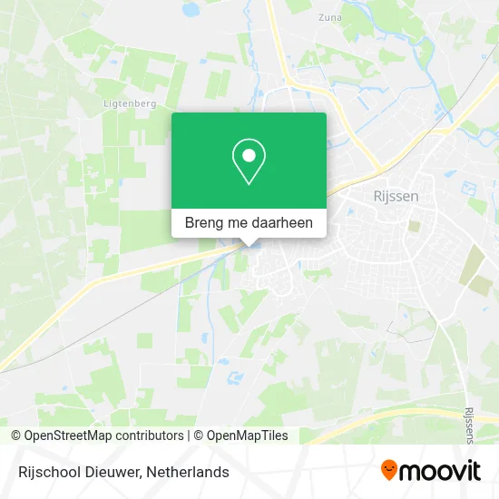 Rijschool Dieuwer kaart