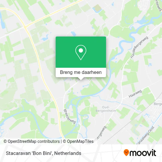 Stacaravan 'Bon Bini' kaart