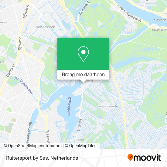 Ruitersport by Sas kaart
