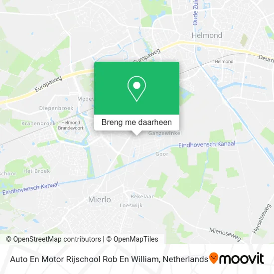 Auto En Motor Rijschool Rob En William kaart