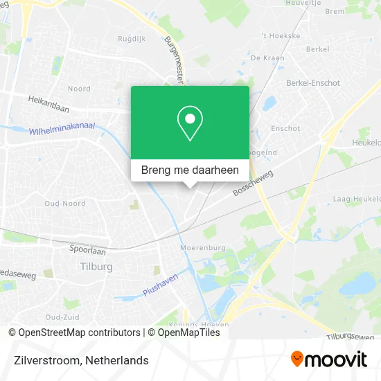 Zilverstroom kaart