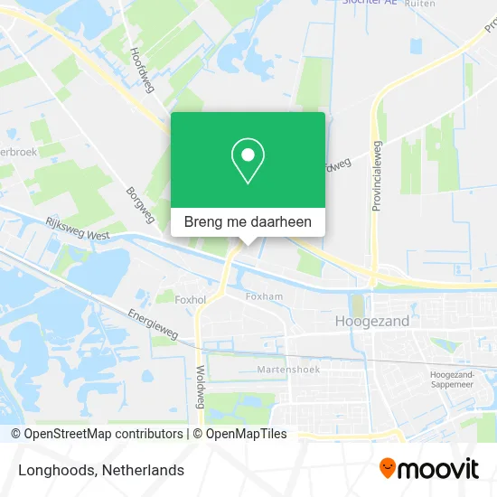 Longhoods kaart