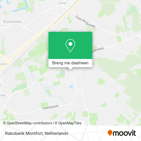 Rabobank Montfort kaart