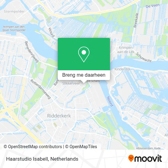 Haarstudio Isabell kaart