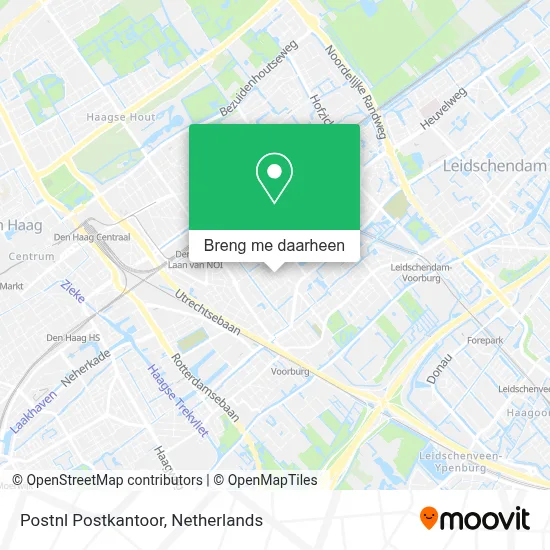 Postnl Postkantoor kaart