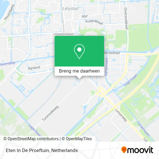 Eten In De Proeftuin kaart