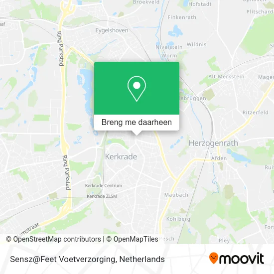 Sensz@Feet Voetverzorging kaart
