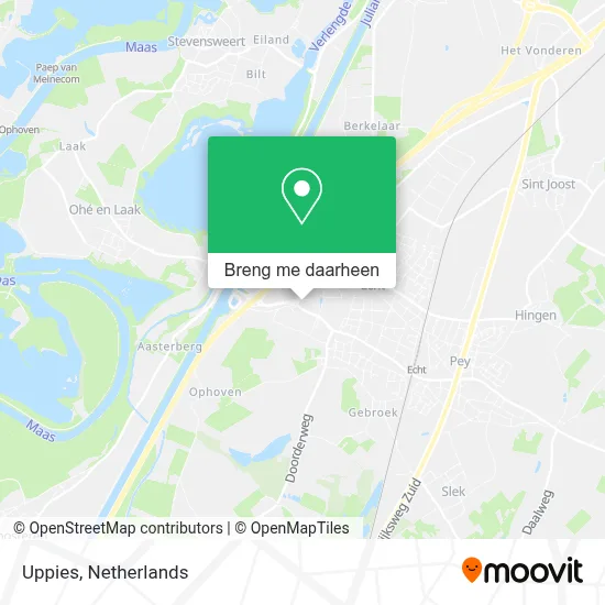 Uppies kaart