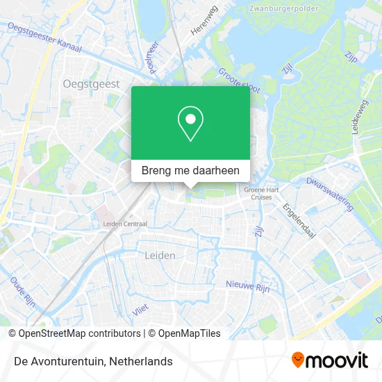 De Avonturentuin kaart