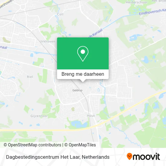 Dagbestedingscentrum Het Laar kaart