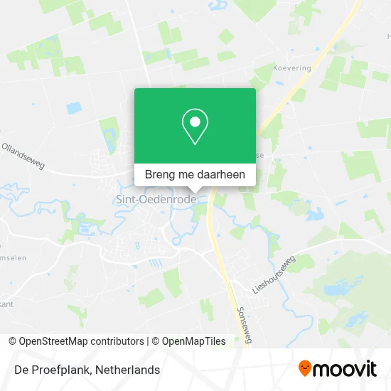 De Proefplank kaart
