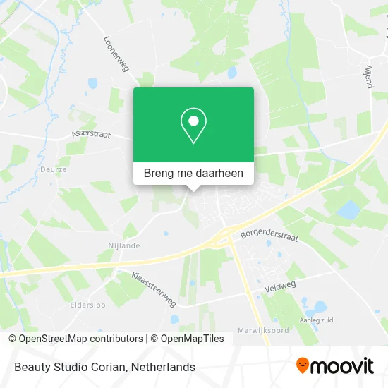 Beauty Studio Corian kaart