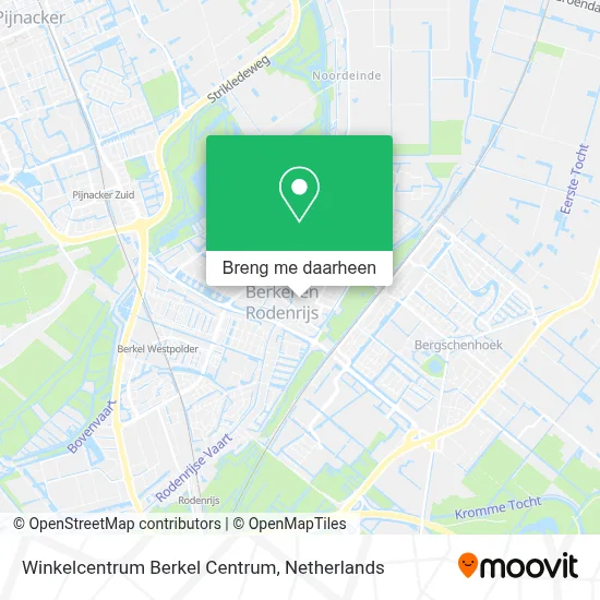 Winkelcentrum Berkel Centrum kaart