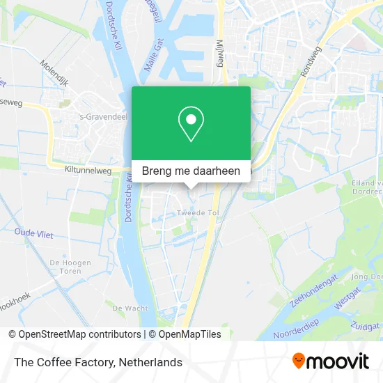 The Coffee Factory kaart
