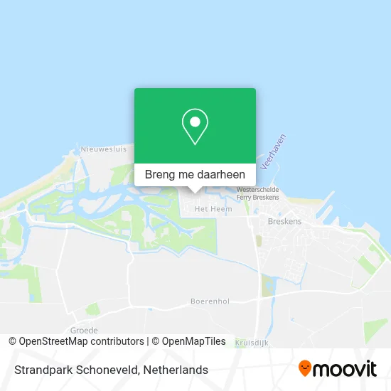 Strandpark Schoneveld kaart