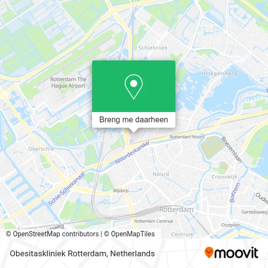 Obesitaskliniek Rotterdam kaart