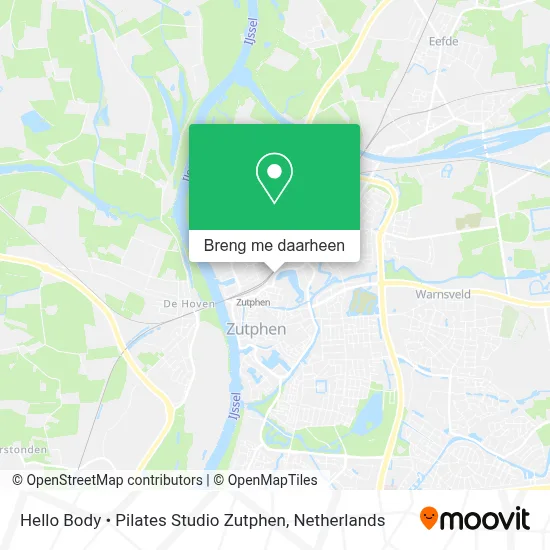 Hello Body • Pilates Studio Zutphen kaart