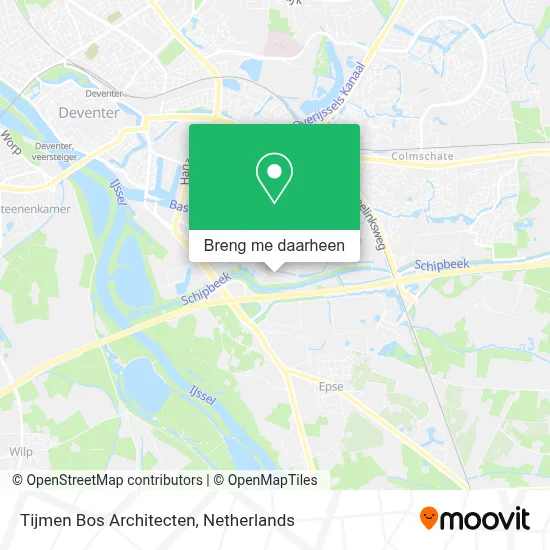 Tijmen Bos Architecten kaart