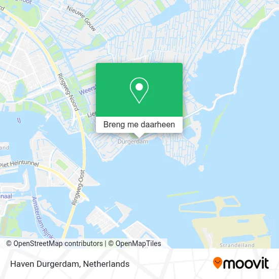 Haven Durgerdam kaart