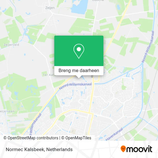 Normec Kalsbeek kaart