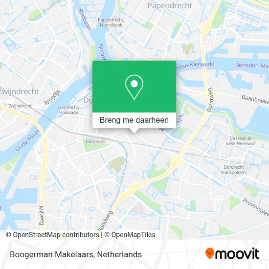 Boogerman Makelaars kaart