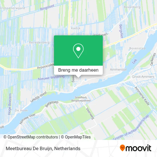 Meetbureau De Bruijn kaart