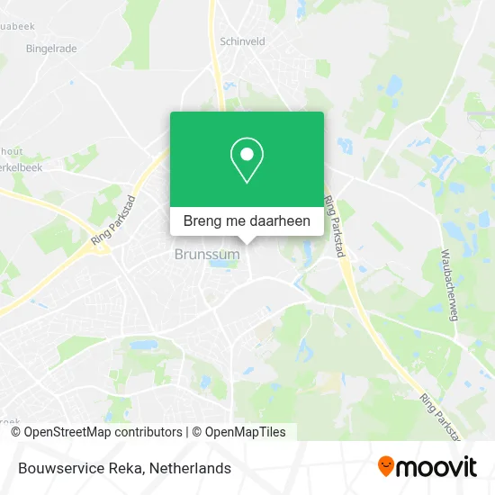Bouwservice Reka kaart