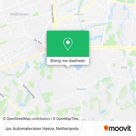 Jpv Automaterialen Heeze kaart