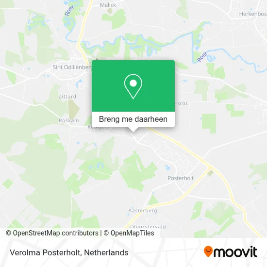 Verolma Posterholt kaart