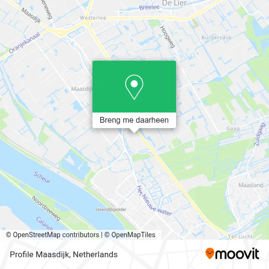 Profile Maasdijk kaart