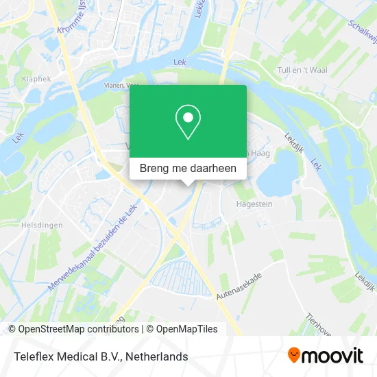 Teleflex Medical B.V. kaart