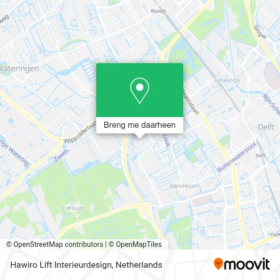 Hawiro Lift Interieurdesign kaart