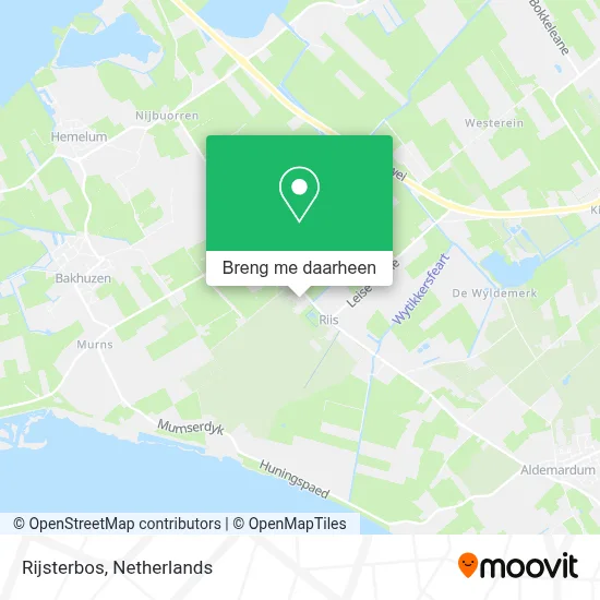 Rijsterbos kaart