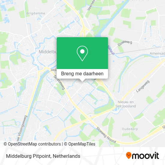 Middelburg Pitpoint kaart