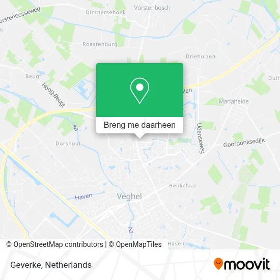 Geverke kaart