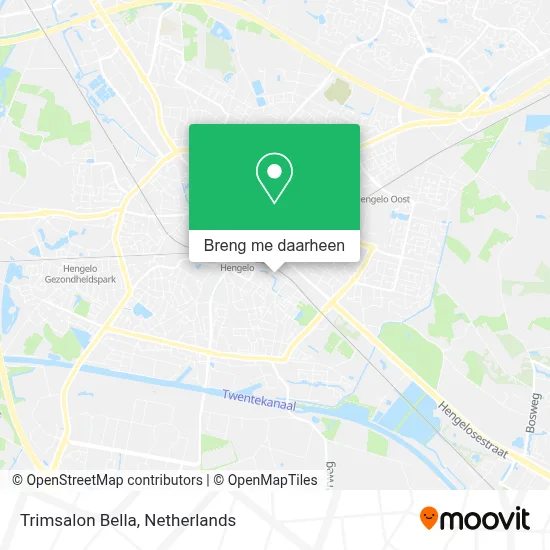 Trimsalon Bella kaart