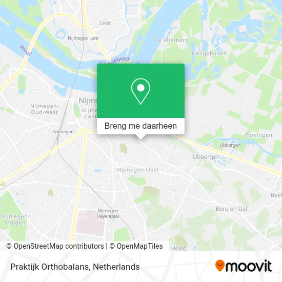 Praktijk Orthobalans kaart