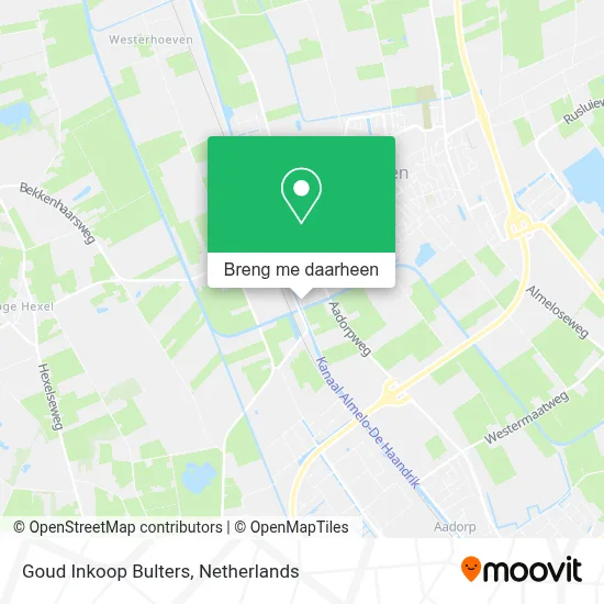 Goud Inkoop Bulters kaart