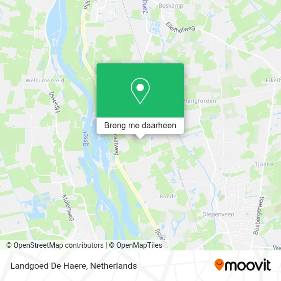Landgoed De Haere kaart