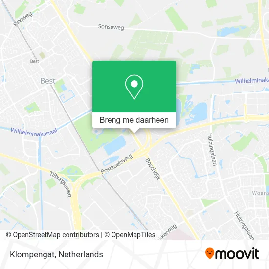 Klompengat kaart