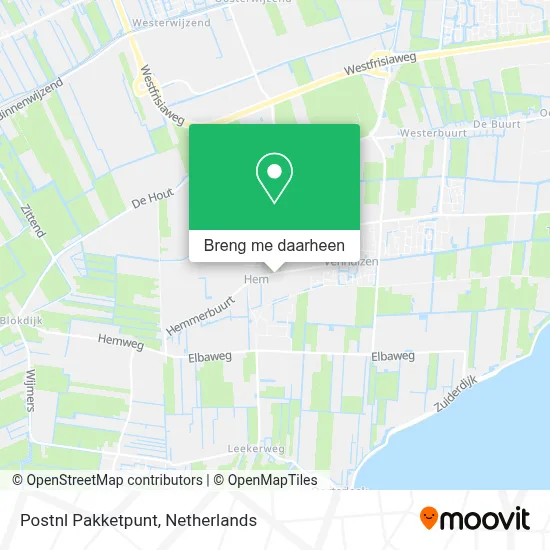 Postnl Pakketpunt kaart
