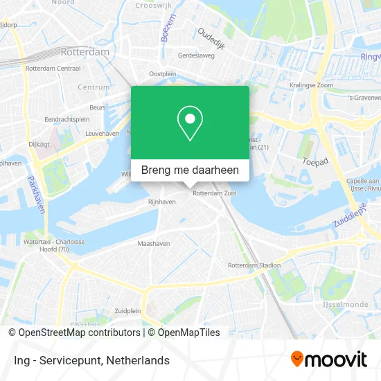 Ing - Servicepunt kaart