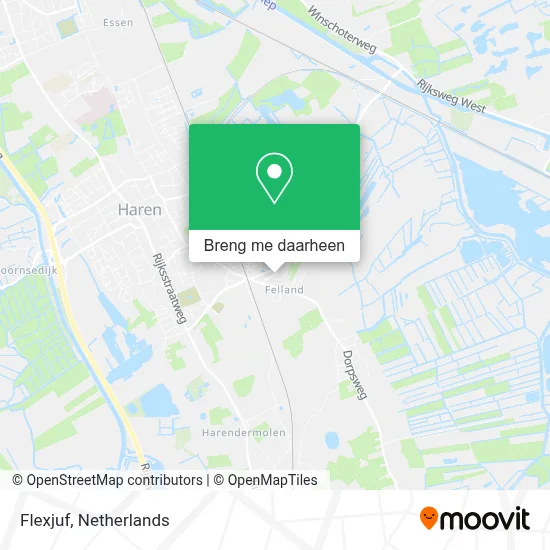 Flexjuf kaart