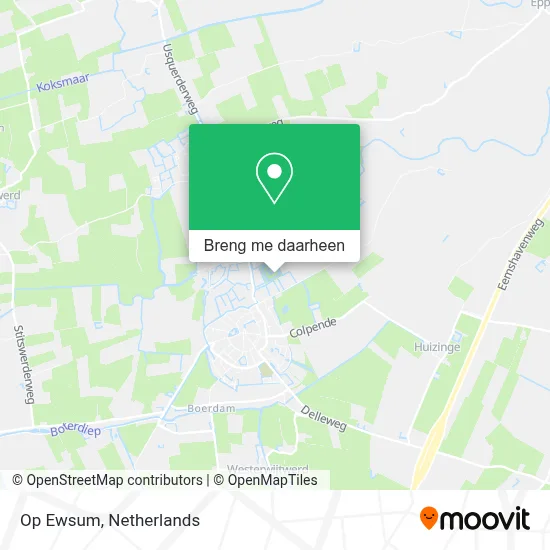 Op Ewsum kaart