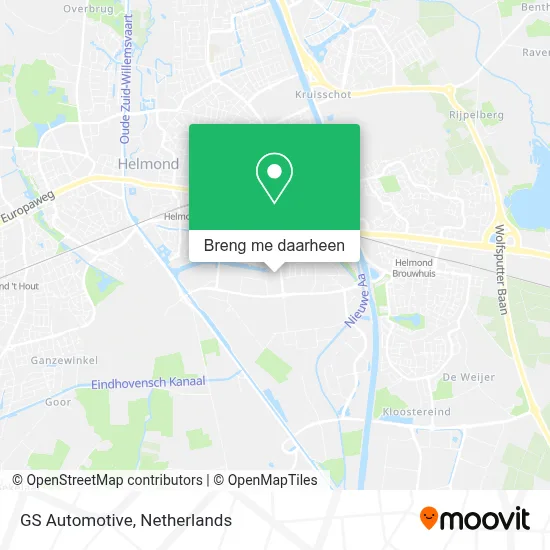 GS Automotive kaart